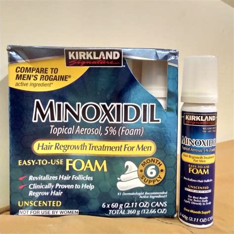 Jual Kirkland Minoxidil Foam Gram Original Usa Penumbuh Rambut