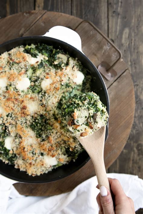 Easy Creamed Spinach And Mushrooms Easy Peasy Meals