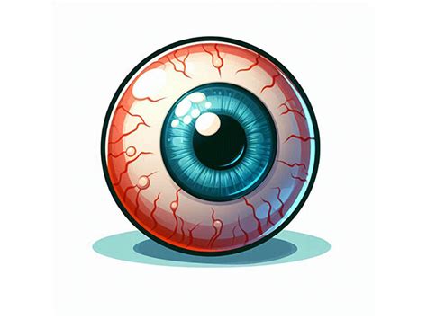 Eyeball Of Human Ophthalmology Realistic Graphic By PRINTART Creative