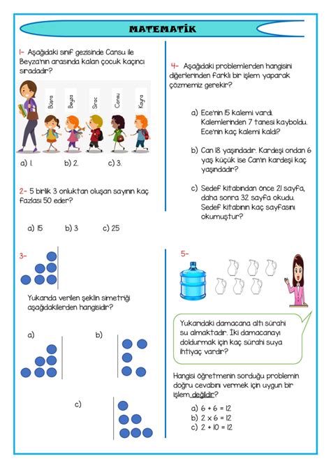 2 Sinif Matematik Carpma Islemi Nasil Yapilir Orneklerle Ogrenelim