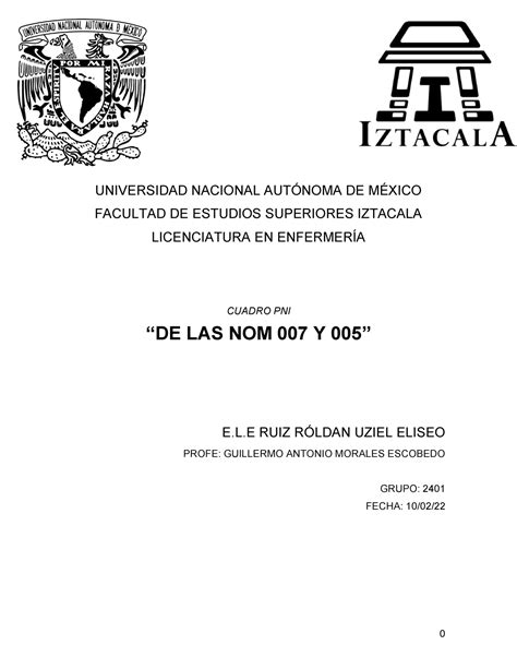 De Las Nom Y F Ff Af B D A F B E B A Universidad