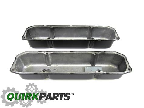 Mopar Performance 383400440 Big Block Black Aluminum Valve Covers Oem