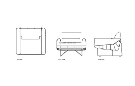 Herman Miller Wireframe Chair Autocad Block Free Cad Floor Plans