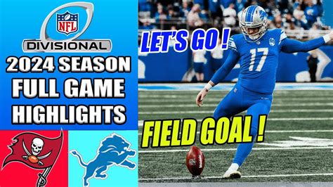 Tampa Bay Buccaneers Vs Detroit Lions Full Game Nfc Divisional