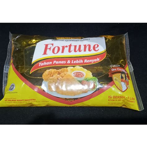 Jual Fortune Minyak Goreng Sawit 1 Liter Shopee Indonesia