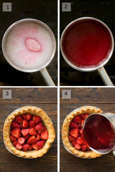 Easy Strawberry Pie Recipe With Jello Julies Eats And Treats