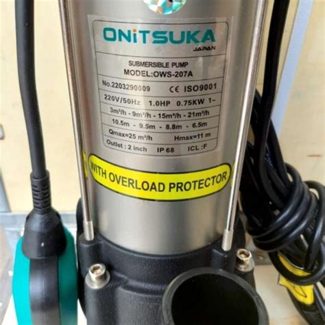 Promo Pompa Celup Air Kotor Auto 1hp 2 220v Onitsuka Ows 207a Sewage