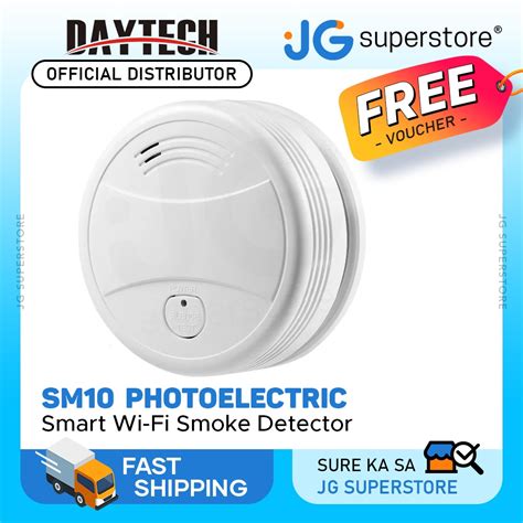 Daytech Photoelectric Smart Smoke Detector Fire Preventive Alarm System