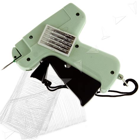 Tagging Gun +5 Steel Needle +1000 Kimble Tag Label Barbs for Clothes ...