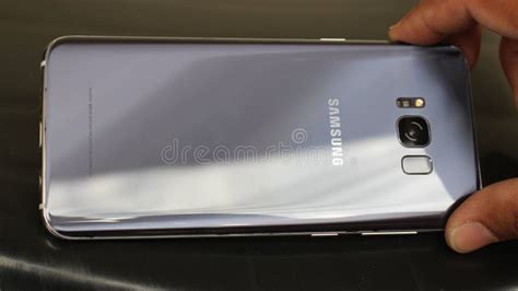 Samsung Galaxy A32 Awesome Violet Editorial Photography - Image of ...