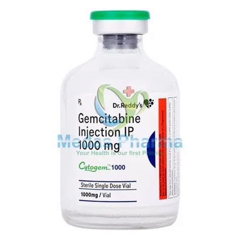 Gemcitabine 1000 Mg Cytogem 1gm Injection Dr Reddy S Laboratories Ltd