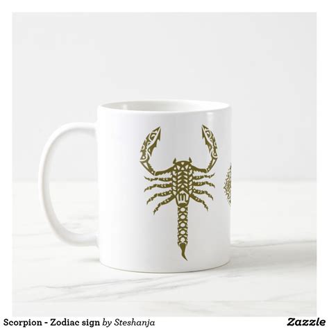 Scorpion Zodiac Sign Mugs Custom Mugs Astrology