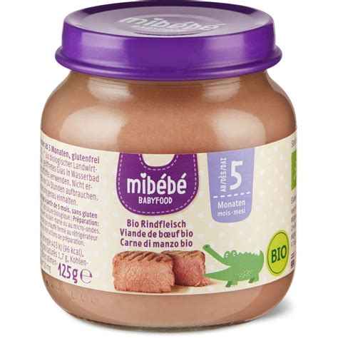 Mibébé Bio Rindfleisch Migros