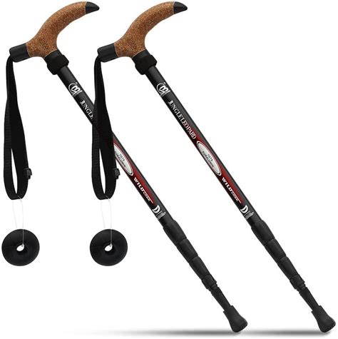 Aluminum Alloy Quick Lock Trekking Pole Anti Shock Walking Stick