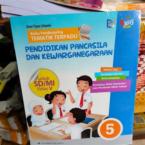 Jual Buku Pendamping Tematik Terpadu PPKN SD Kelas 5 Erlangga Di Seller