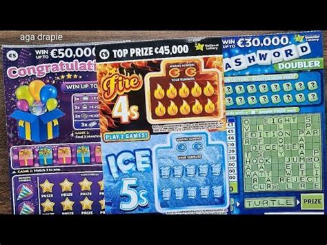 Zdrapki Irlandzkie Na Weekend Irish National Lottery Scratchcards