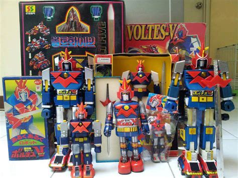 A Voltes V toy collection from a friend - Voltes V Photo (37541335) - Fanpop