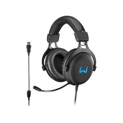 Headset Gamer Warrior Volker 7 1 Surrond USB Led Azul PH258