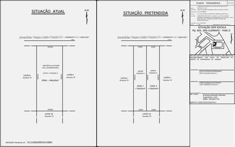 Desdobro e Unificação de Lotes Andressa Engenharia e Arquitetura