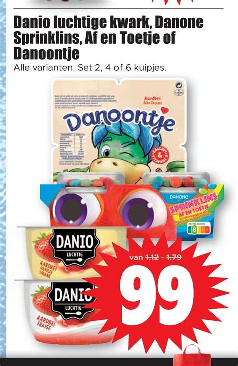 Danio Luchtige Kwark Danone Sprinklins Af En Toetje Of Danoontje