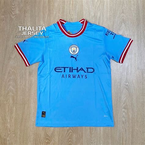 Jual Jersey Baju Sepak Bola Mancity Home Grade Ori Shopee