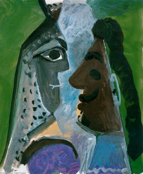 Oil Painting Replica Woman And Man By Pablo Picasso Inspired By 1881