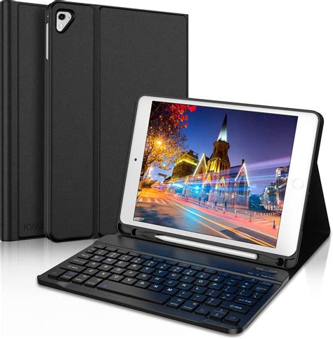 Kvago Ipad Keyboard Case Inch Compatible With Ipad Th Generation