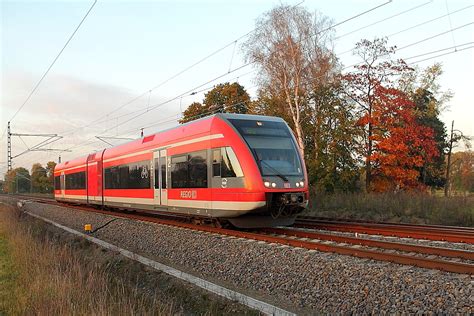 Der 646 004 Auf Der RB 12 Von Templin Stadt Nach Berlin Lichtenberg Am