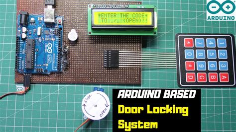 Password Based Door Lock Security System Using Arduino Youtube