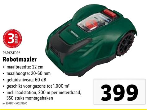 PARKSIDE Robotmaaier Nr 356377 100325200 Promotie Bij Lidl