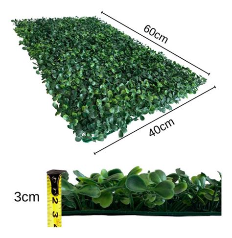 Painel De Grama Folhagem Buxinho X Planta Artificial Frete Gr Tis