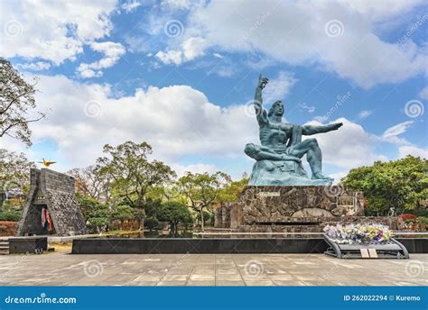 Peace Statue Created By Japanese Sculptor Seibo Kitamura Aside The