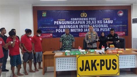 Polres Jakarta Pusat Ungkap Peredaran Sabu Jaringan Internasional 4