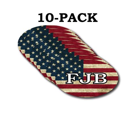 Fjb Stickers Car Truck Bumper Decal Fjb Fck Joe Biden 10 Pack Lets Go