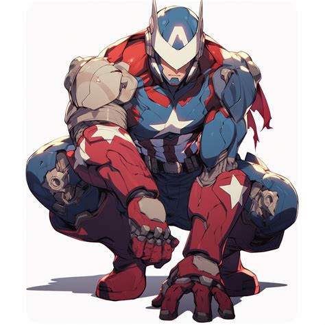 Captain America Armor Anime Artofit