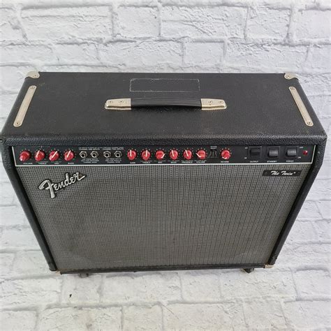 1980s Fender The Twin Red Knob Guitar Combo Amp Evolution Music