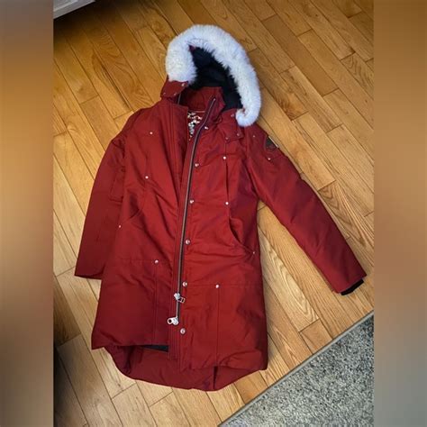 Moose Knuckles Jackets Coats Moose Knuckles Red Winter Parka