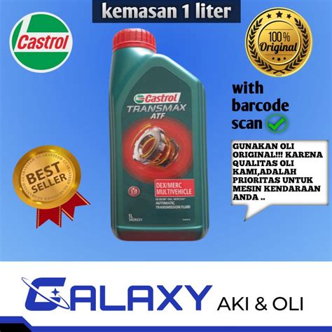 Jual Oli Transmisi Matic Castrol Transmax Atf Dextron Iii Mercon