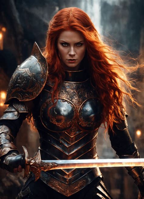 Lexica Ai Red Hair Warrior 4 12 23 23 By Steshu87 On Deviantart