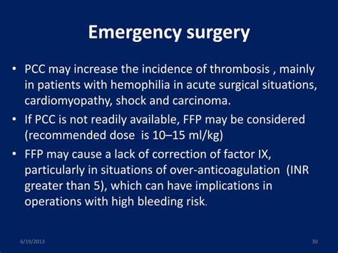 Perioperative Management Of Antithrombotic Therapy Ppt