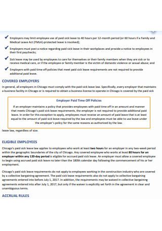 Sick Time Policy Template Prntbl Concejomunicipaldechinu Gov Co
