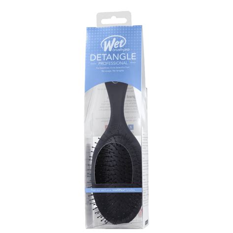 Escova Wet Brush Pro Preta Oval Beleza Na Web