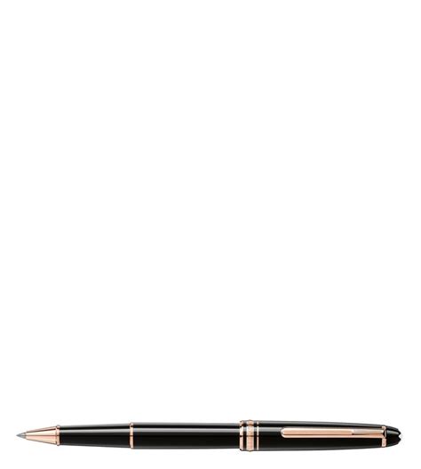 Buy Montblanc Deep Black And Rose Gold Meisterst Ck Roller Ball Pen Online Tata Cliq Luxury