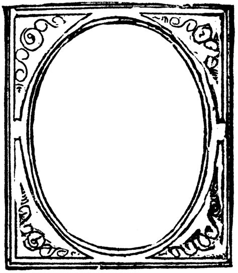 Picture Frame Clip Art Picture Frame Clipart Etc Clip Art Vintage