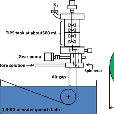 Schematic Diagram Of The Apparatus Used To Fabricate Hollow Fiber