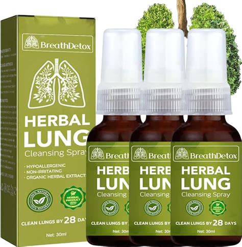 Gfouk Breathdetox Herbal Lung Cleansing Spray Respinature Herbal Lung