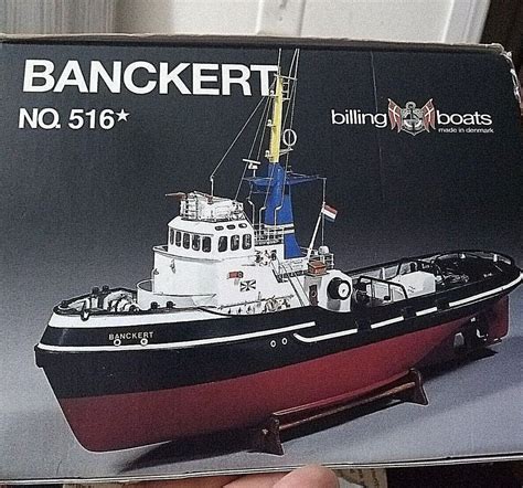 Billing Boat Denmark Bankert No Rc Tug Boat Hull Hitec Radio