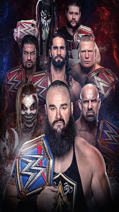 Wwe Universal Title Belt Brawn Strowman Bray Wyatt Brock Lesnar