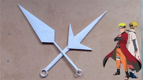 Tutorial Kunai Kertas Naruto X Minato YouTube