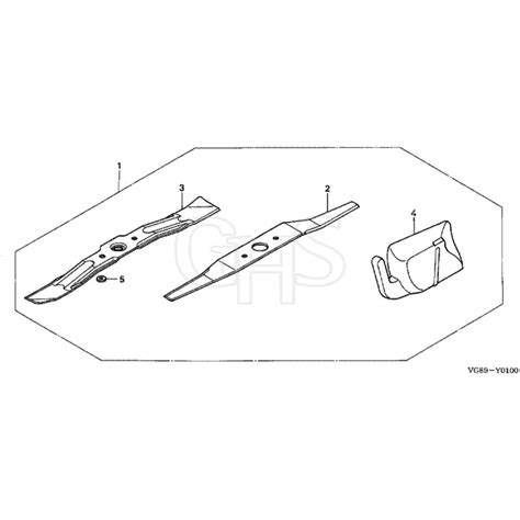 Honda HRB425C SXE A MZCF 8500001 9999999 Mulching Kit Diagram GHS